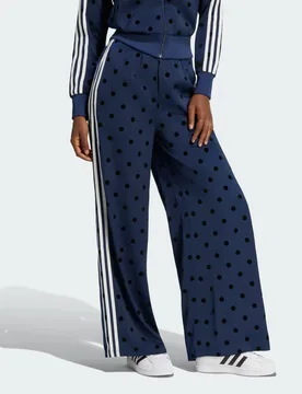 PANTALONI DI RASO A POIS A GAMBA LARGA M Night Indigo - Adidas - FashionsVida