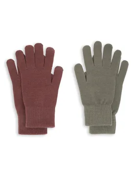 Magic Touchscreen Mens Gloves - 2Pk - Green - Green - Size: ONE - Mountain Warehouse - FashionsVida