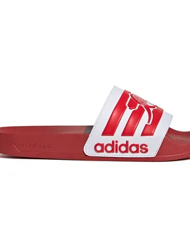 Adilette Shower Arsenal Slides Power Red / Better Scarlet / Cloud White UK 6 Men,Women - Adidas - FashionsVida