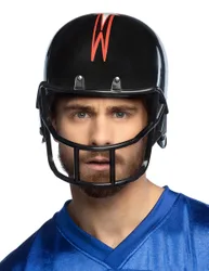 Football-Helm für Erwachsene schwarz