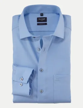 Olymp Slim-Fit Hemd Luxor Blau 41 - Olymp - FashionsVida