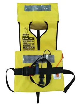 Compact Folding Junior Life Jacket Yellow 15-43 Kg unisex - Lalizas - FashionsVida