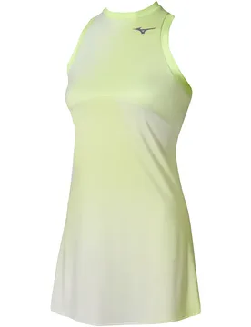 Tennis Sleeveless Dress Lime Pulp L - Mizuno - FashionsVida