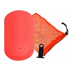Disk-Marker (x10) - Rouge - unisex - Size: 21 cm
