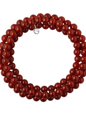 Womens Bracelet Silver Sterling 925 Sunbury - Red - Size Large - Rodney & Rolf - FashionsVida