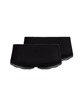 Panty Paquete de 2 CLASSICOTTON negro negro 36 - Skiny - FashionsVida