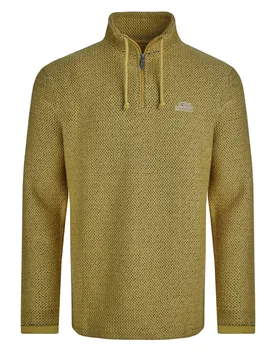 Weird Fish Cruiser 1/4 Zip Macaroni Sweatshirt Size 4XL - men men all-mens men sweatshirts-hoodies men sweatshirts-hoodies macaroni-sweatshirts men sw - Antique Moss - FashionsVida