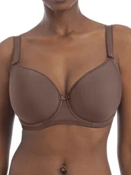 Womens Idol Moulded Balcony Bra - Brown Polyamide - Size 30h