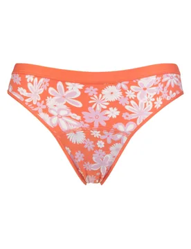 Pair Teens First Period Bikini Briefs Retro 12-13 Years - Orange - Size: 12-13 Years - Love Luna - FashionsVida