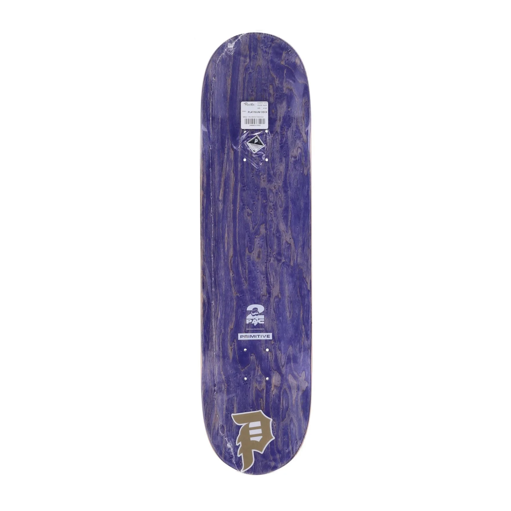 Skateboard Tavola Uomo Platinum Deck X 2pac Royal Blue - PRIMITIVE - FashionsVida