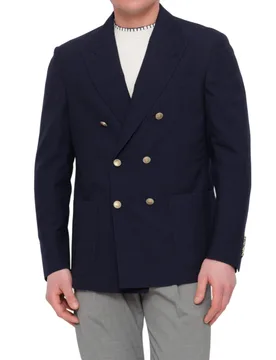 Giacche uomo - giacca doppio petto p lancia - blu - Eleventy - FashionsVida