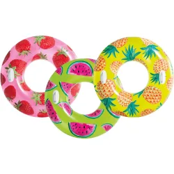Flotador rueda hinchable tropical fruits