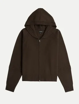 Wollcardigan mit Reißverschluss Braun XL - G-Star RAW - FashionsVida