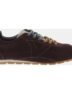 Zapatillas de serraje de mujer con puntera retro y doble cordón - Victoria - FashionsVida