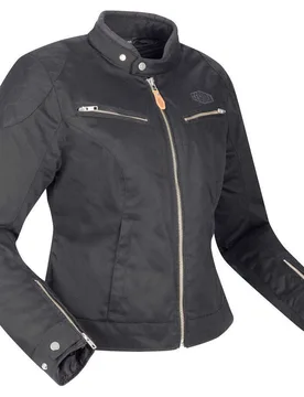 Giubbotto Moto Donna LADY TINA Nero taglia 40 - Segura - FashionsVida