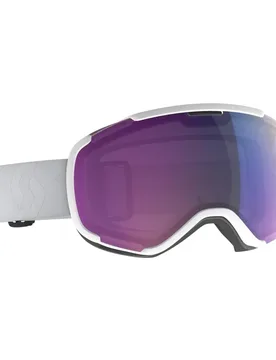 Masque De Ski Faze Ii Mineral White Illuminator Blue Chrome/CAT 2 Homme - Scott - FashionsVida