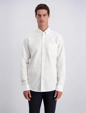Camisa oxford de hombre modern fit lisa bolsillo botton down - Pierre Cardin - FashionsVida