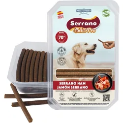 Snack para perros adultos Ibéricas sticks jamón serrano