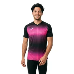T-shirt à Manches Courtes Tiger V Black / Fluor Pink M