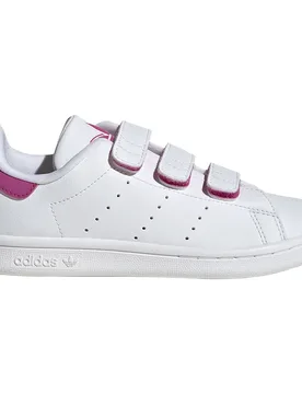 Originals Sneaker Stan Smith Cf Ftwr White / Ftwr White / Semi Lucid Fuchsia EU 34 - Adidas - FashionsVida