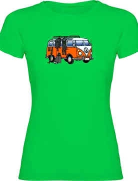 Maglietta A Maniche Corte Da Donna Hippie Van Spearfish - Kruskis - FashionsVida