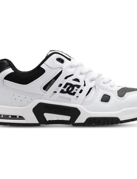 DC Sneakers At-2 Men's Sneakers - White - Size 7 - Leather - White - Size: 7 - Dc shoes - FashionsVida