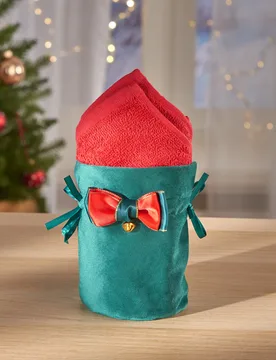 Geschenkbeutel mit Gästetüchern grün 3-tlg - Eldo - FashionsVida