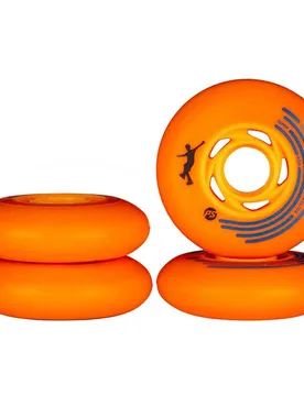 Roues De Patins King Of Slides 4 Unités Orange / Orange 80 mm-90A unisex - Powerslide - FashionsVida
