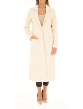 VICOLO Cappotto misto lana PANNA M - VICOLO - FashionsVida