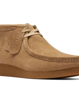 Chaussures Bateau Wallabee Evo Bt Dark Sand Suede EU 38 - Clarks Shoes - FashionsVida