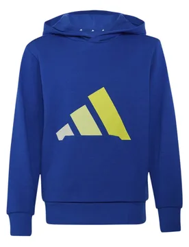 Felpa Con Cappuccio Essentials Team Royal Blue / Orbit Grey / Frozen Lemon / Solar Lemon 11-12 Anni - Adidas - FashionsVida