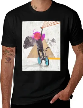Rainbow child riding a bike T-Shirt Large Size Loose Casual Tee T-Shirt - Aliexpress - FashionsVida