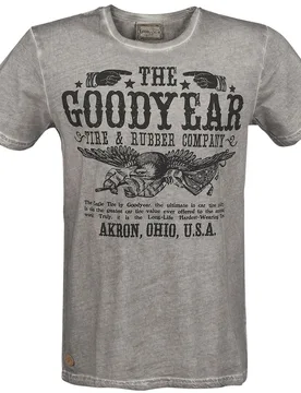 Rockabilly T-Shirt - Kokomo - S bis XXL - für Männer - Größe XXL - anthrazit - Männer - male - Goodyear - FashionsVida