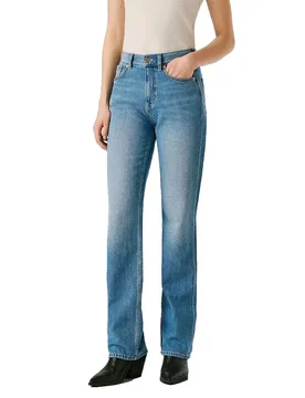 Jeans A Vita Alta Robyn Straight Fit Authentic Sky Blue 29 - Pepe jeans - FashionsVida