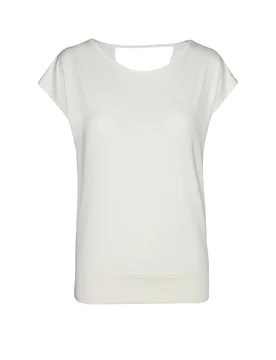 Damen Yogashirt Jangama creme L W - SPIRIT OF OM - FashionsVida