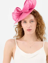 Bow Fascinator Pink female