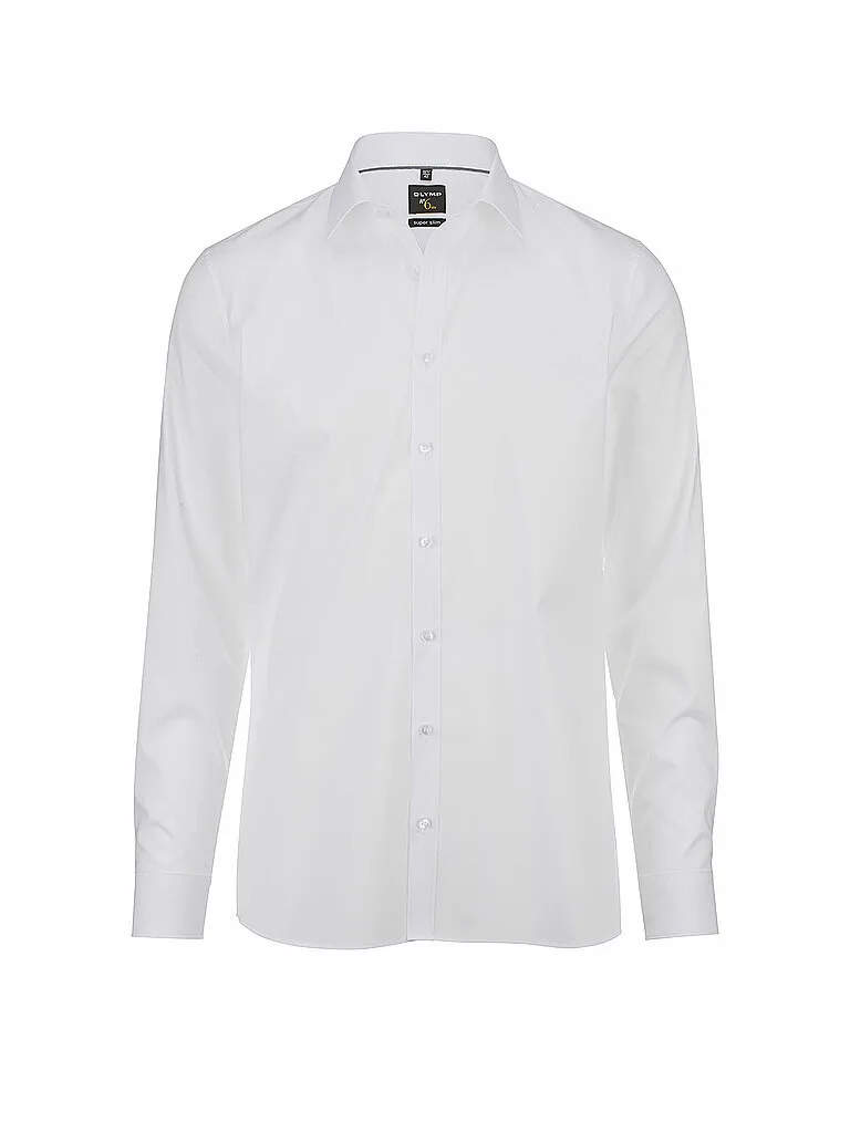 Camicia Extra Slim Fit bianco 40 - Olymp No.6 - FashionsVida