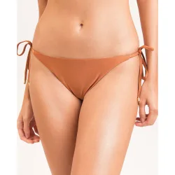 Braga de bikini con lazo lisa