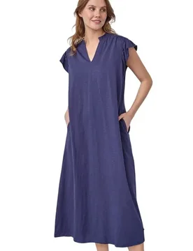 Dream Sleeveless Dress Navy S Women - Redgreen - FashionsVida