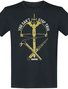 Gaming T-Shirt - Means of Survival - S bis XXL - für Männer - Größe L - schwarz - Männer - male - The Last of Us - FashionsVida