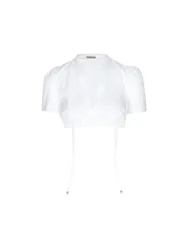 Gottseidank Dirndlbluse blanc 42