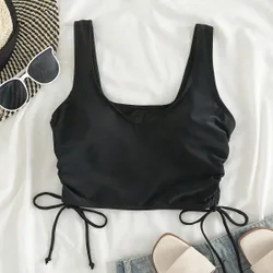 Top bikini con cordón lateral 0XL