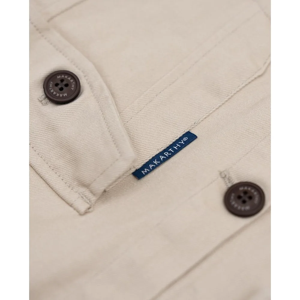 Sobrecamisa de hombre relaxed lisa - Makarthy - FashionsVida