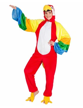 Papagei Tierkostüm-Overall bunt - BOLAND BV - FashionsVida