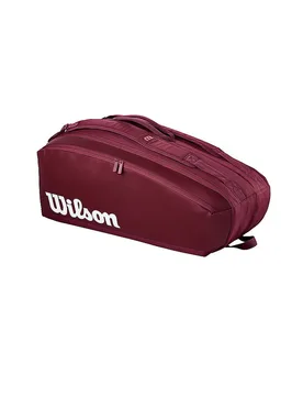 Tennistaschen Defyer V1 9er dunkelrot B - Wilson - FashionsVida