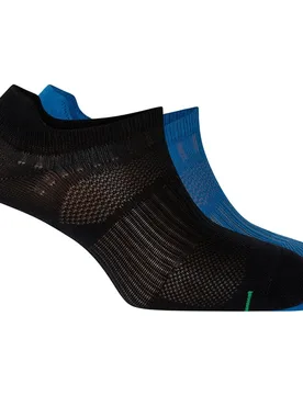 Pack de 2 pares de calcetines tobilleros de hombre deportivos semilisos - Punto Blanco - FashionsVida