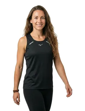 Maglietta Senza Maniche Tech Light Black M - Mizuno - FashionsVida