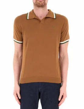 SUN68 Polo in maglia COGNAC L - Sun68 - FashionsVida