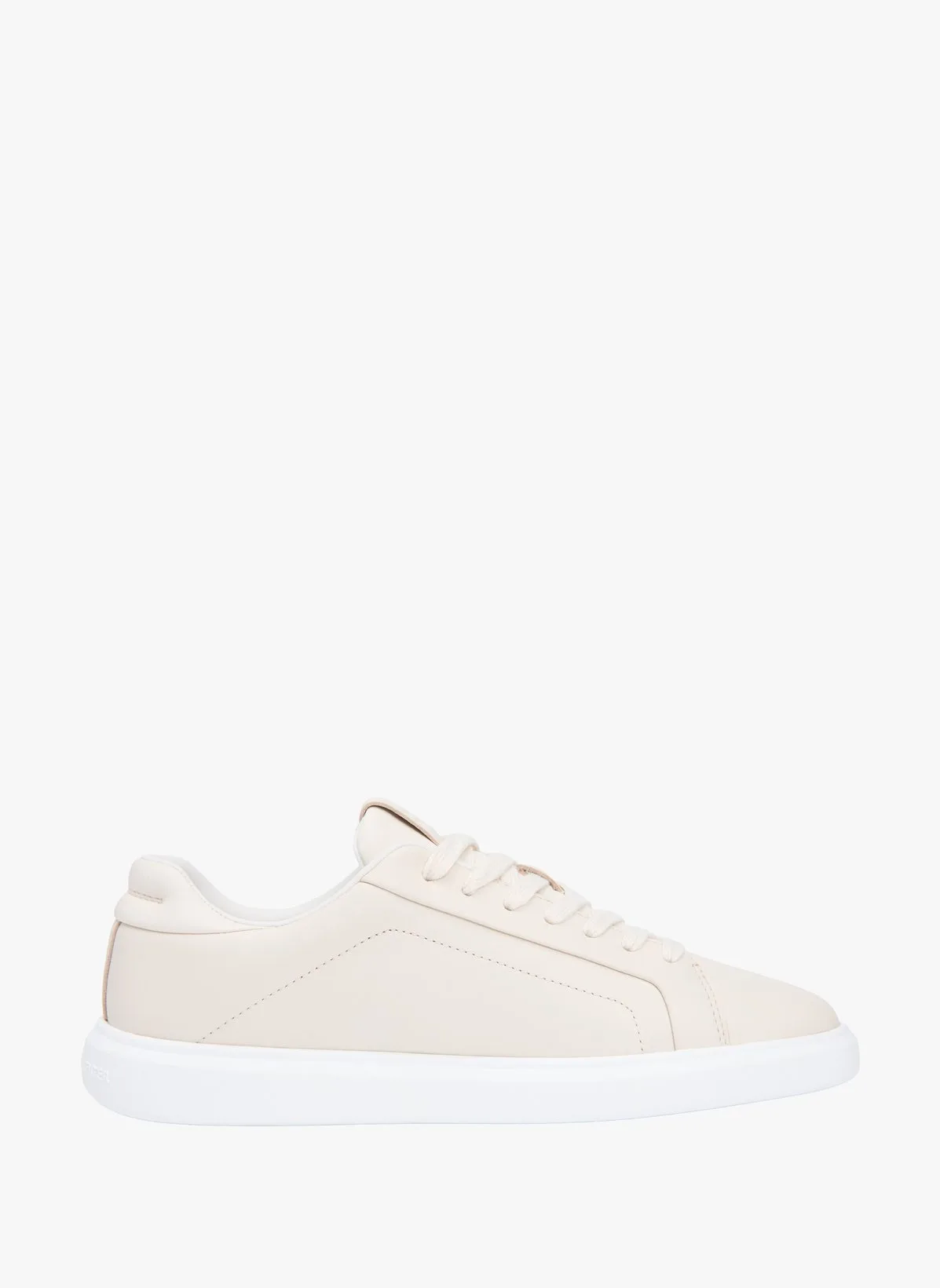Baskets basse à lacet en cuir lisse - Tommy hilfiger - FashionsVida