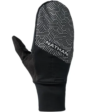 Hypernight convertible mitt 2 guantes running Negro (M) - Nathan - FashionsVida